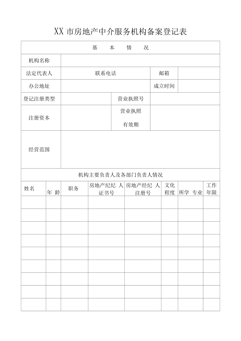 市房地产中介服务机构备案登记表与文化的融合 经纪人服务的新视角